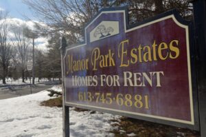 Sign - Manor Park Estates Homes for Rent 613-745-6881