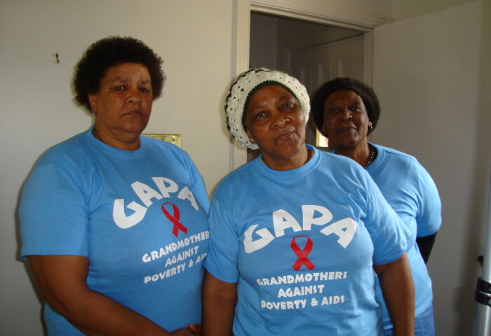 3 Grannies with GAPA t-shirts