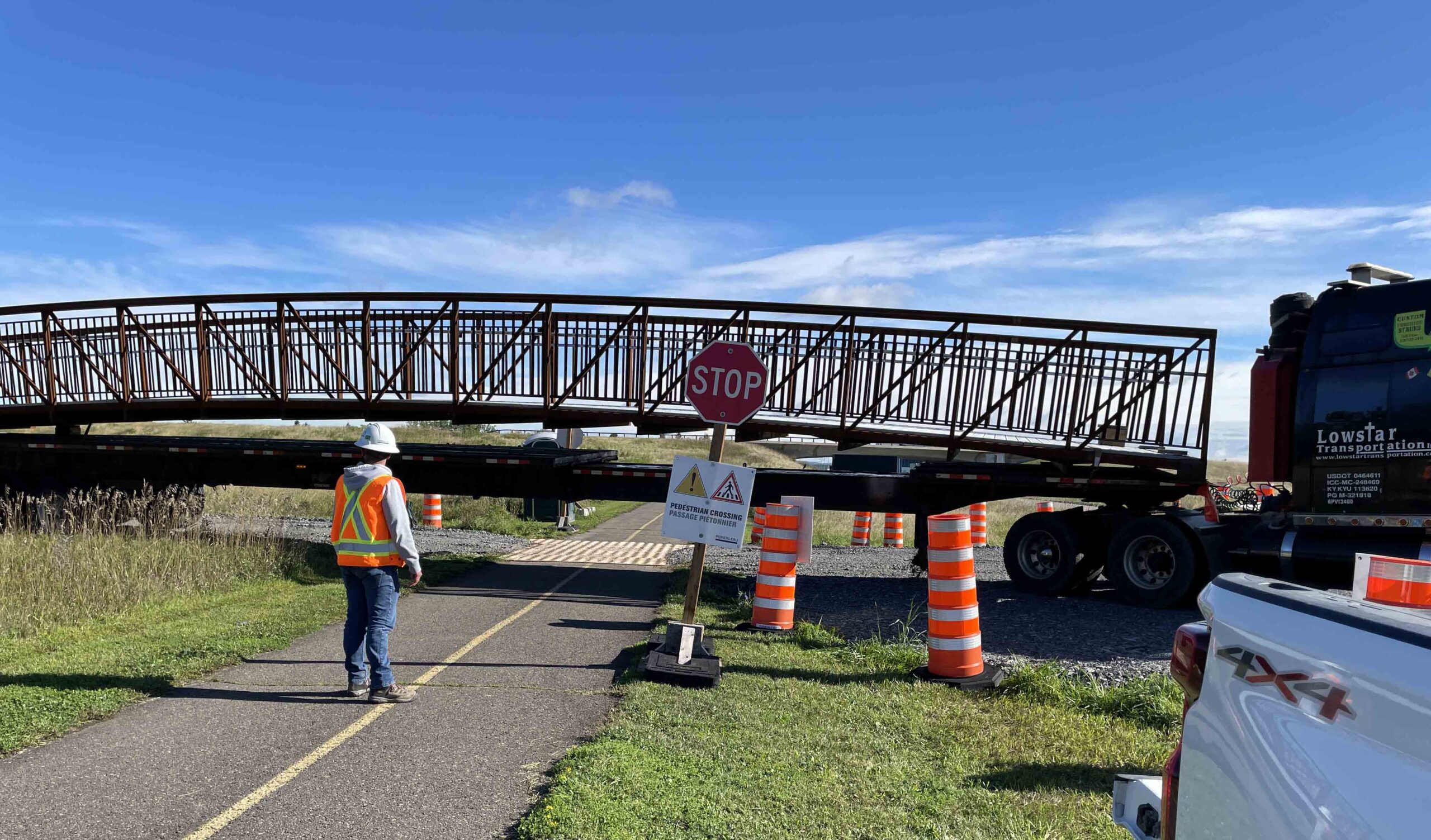 Ruminations on the weight of a neighbourhood bridge.